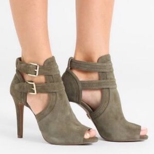 Michael Kors Olive suede Blaze bootie
